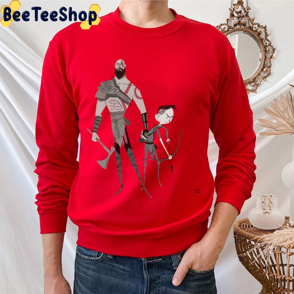 Funny Dad And Son God Of War Ragnarok Trending Unisex T-Shirt Funny Dad And Son God Of War Ragnarok Trending Unisex T-Shirt