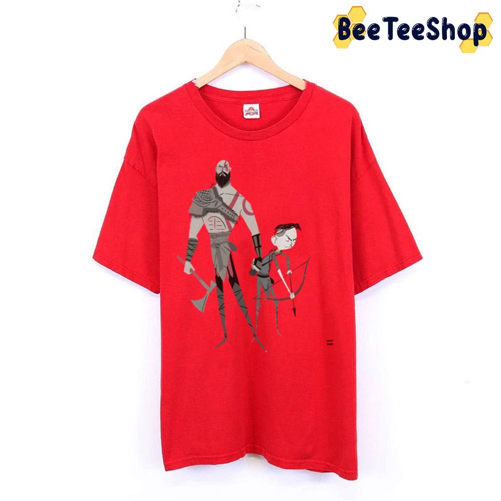 Funny Dad And Son God Of War Ragnarok Trending Unisex T-Shirt Funny Dad And Son God Of War Ragnarok Trending Unisex T-Shirt