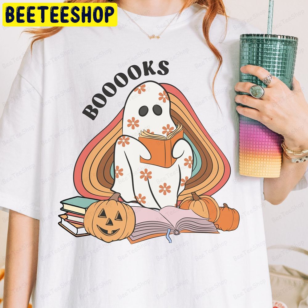Ghost Halloween Book Lovers Trending Unisex T-Shirt Ghost Halloween Book Lovers Trending Unisex T-Shirt