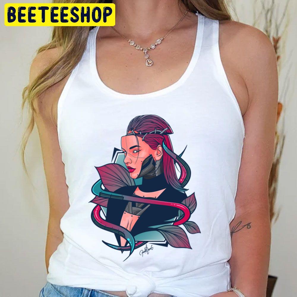 Girl Cyberpunk 2077 Trending Unisex T-Shirt Girl Cyberpunk 2077 Trending Unisex T-Shirt
