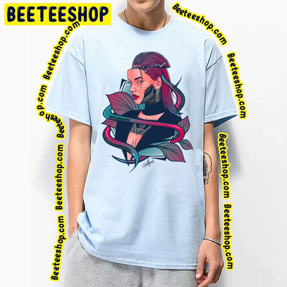 Girl Cyberpunk 2077 Trending Unisex T-Shirt Girl Cyberpunk 2077 Trending Unisex T-Shirt