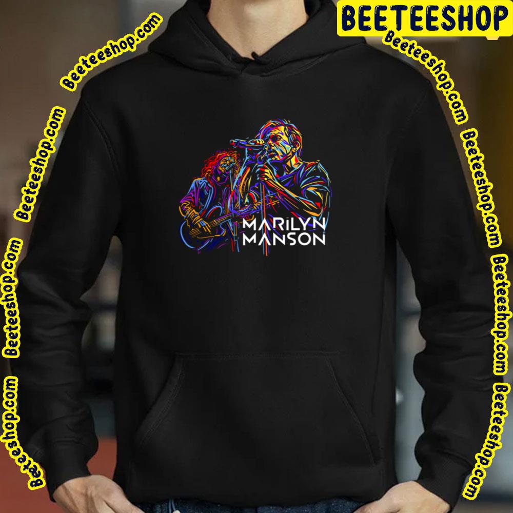 Glowing Marilyn Manson Trending Unisex T-Shirt Glowing Marilyn Manson Trending Unisex T-Shirt