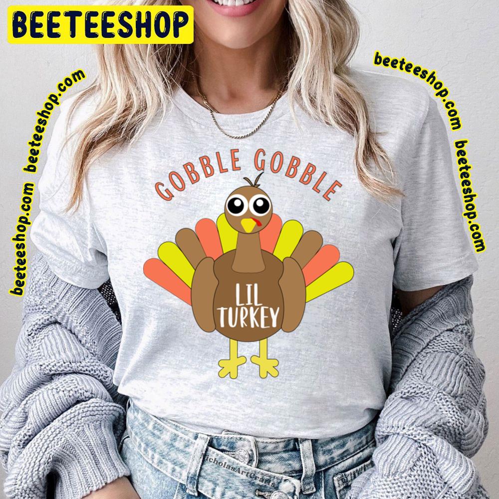 Gobble Gobble Lil Turkey Matching Family Thanksgiving Turkey Trending Unisex T-Shirt Gobble Gobble Lil Turkey Matching Family Thanksgiving Turkey Trending Unisex T-Shirt