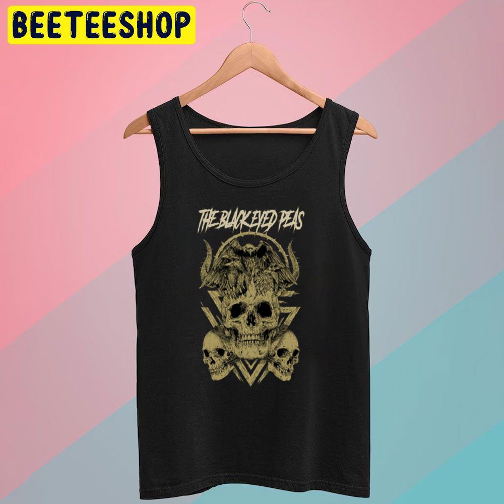Gold Skull The Black Eyed Peas Trending Unisex T-Shirt Gold Skull The Black Eyed Peas Trending Unisex T-Shirt