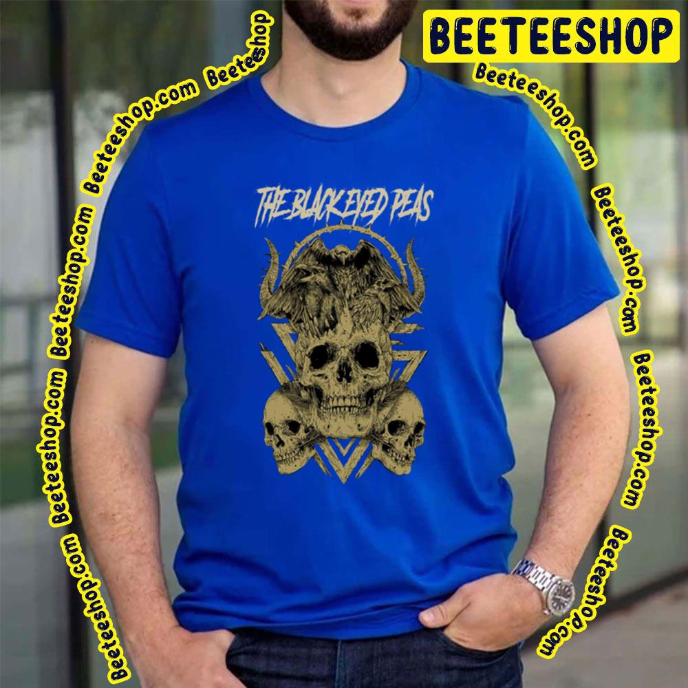 Gold Skull The Black Eyed Peas Trending Unisex T-Shirt Gold Skull The Black Eyed Peas Trending Unisex T-Shirt