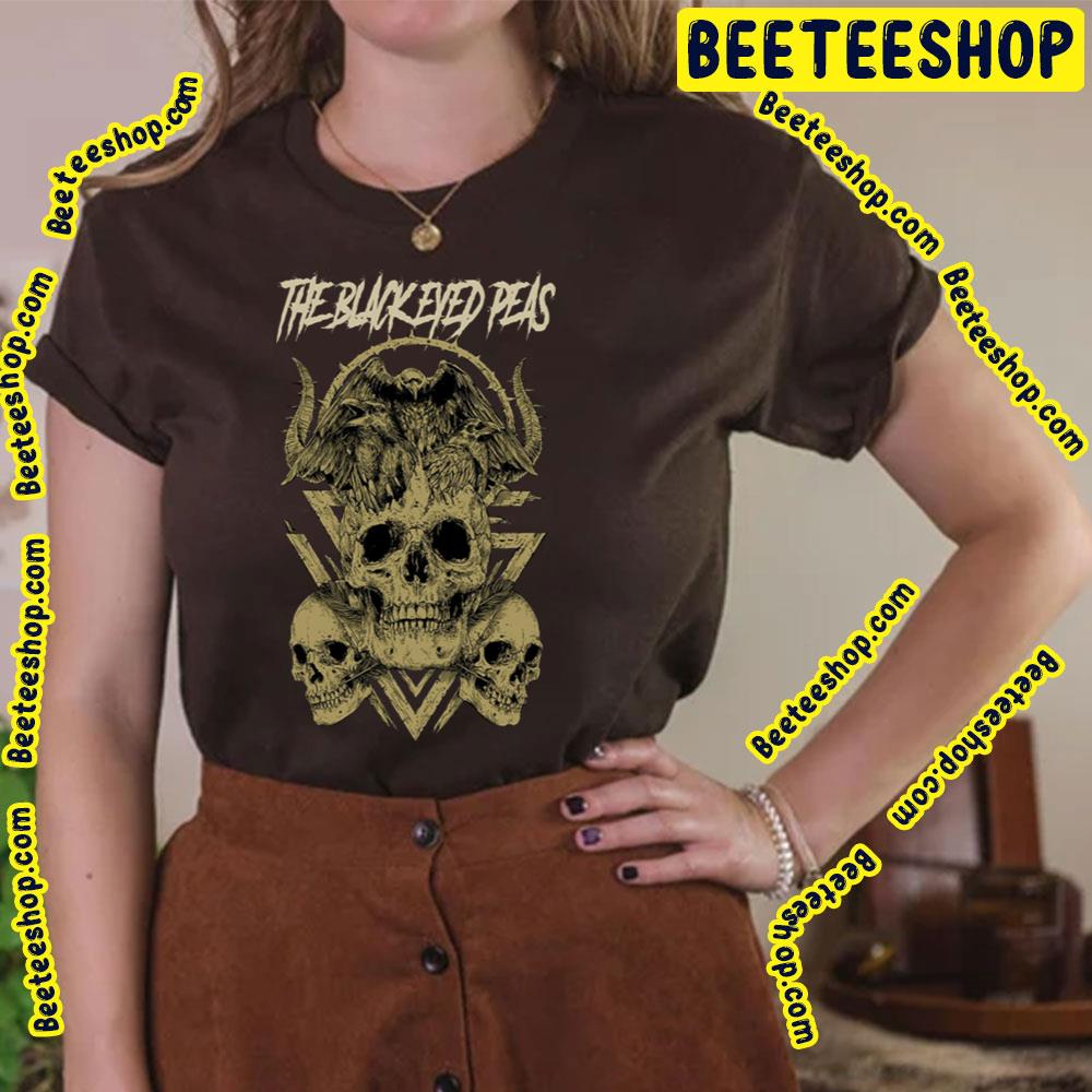 Gold Skull The Black Eyed Peas Trending Unisex T-Shirt Gold Skull The Black Eyed Peas Trending Unisex T-Shirt