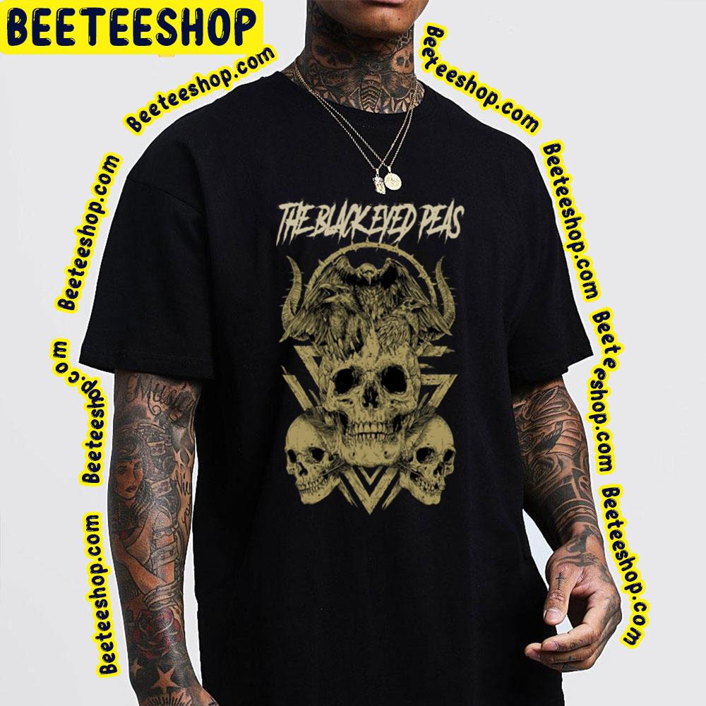 Gold Skull The Black Eyed Peas Trending Unisex T-Shirt Gold Skull The Black Eyed Peas Trending Unisex T-Shirt