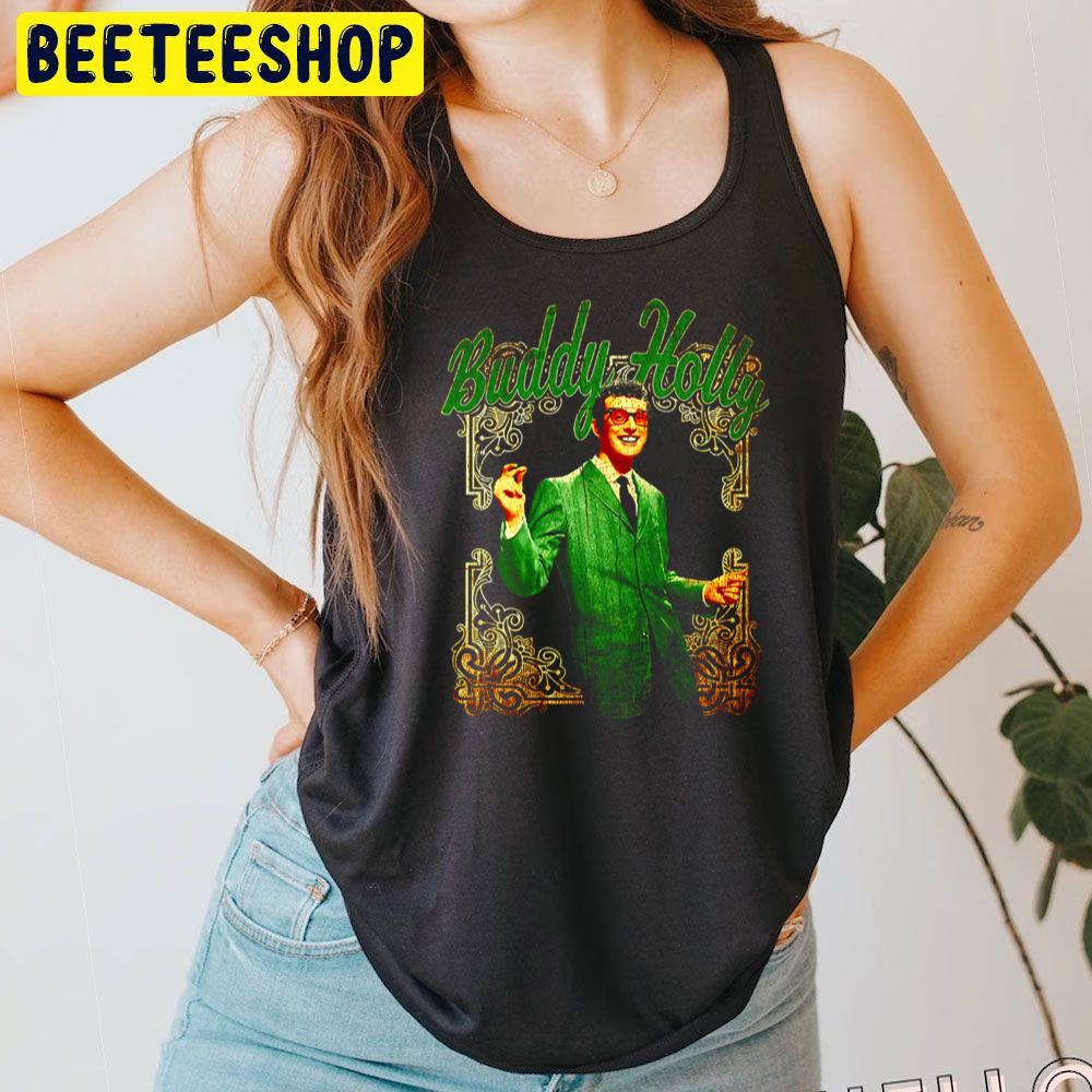 Green Art Legend Buddy Holly Trending Unisex T-Shirt Green Art Legend Buddy Holly Trending Unisex T-Shirt