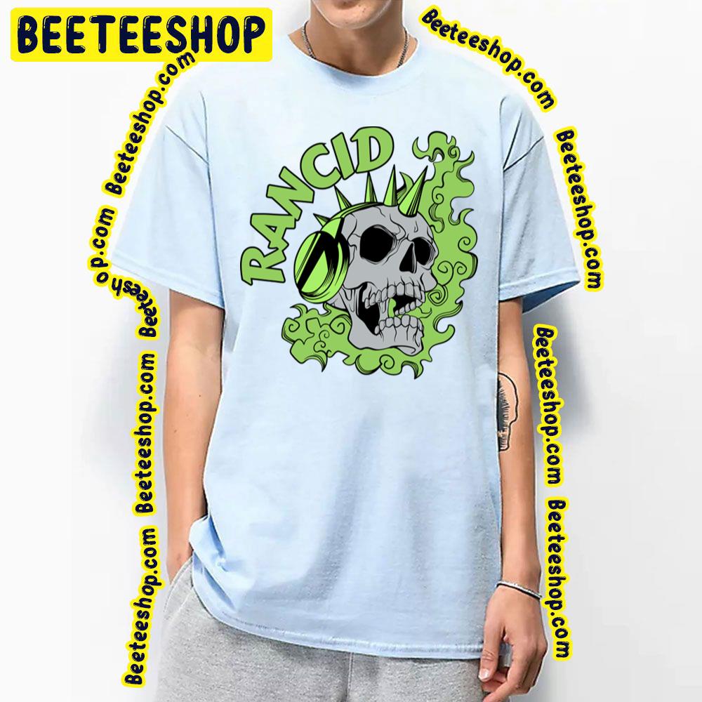 Green Skull Headphones Rancid Trending Unisex T-Shirt Green Skull Headphones Rancid Trending Unisex T-Shirt