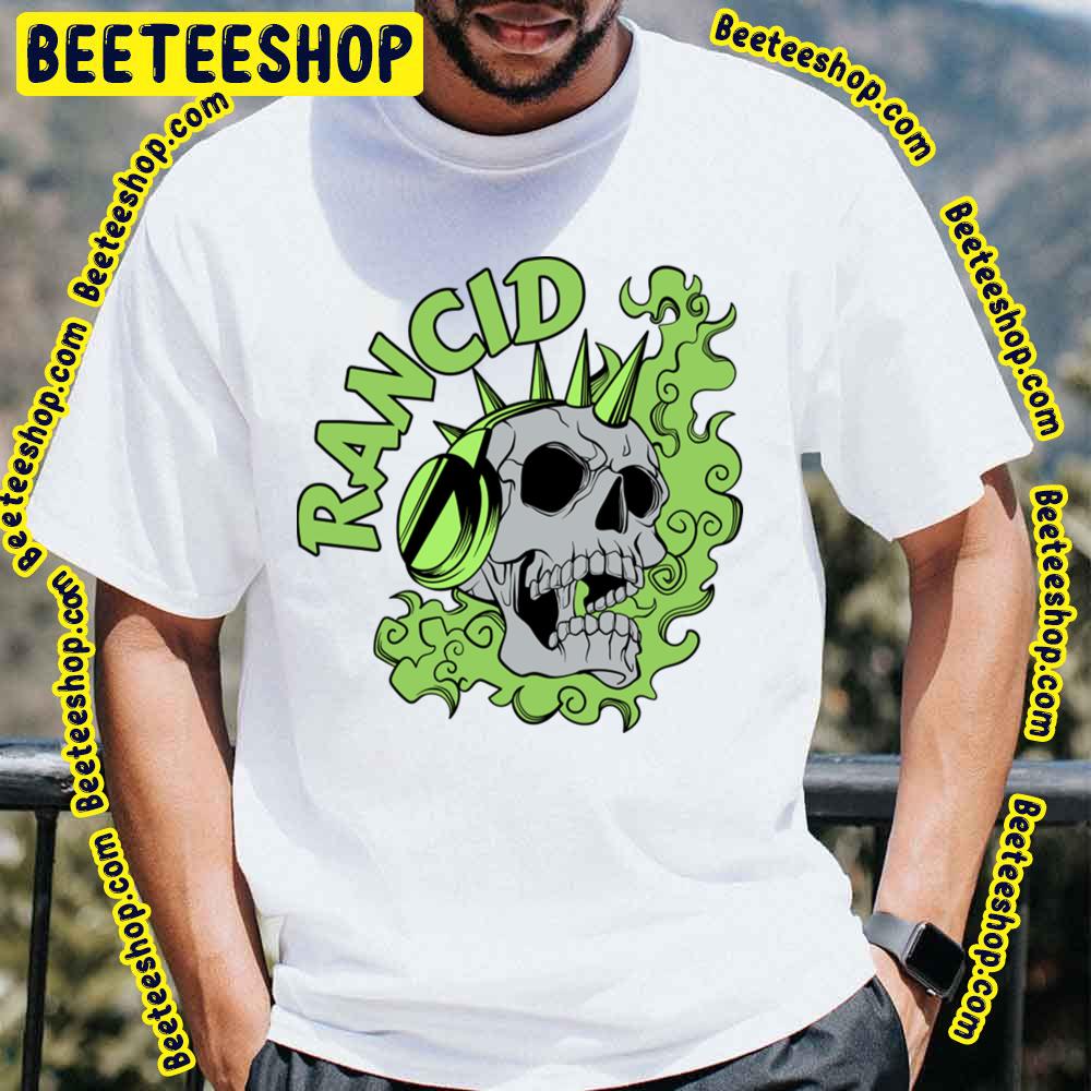 Green Skull Headphones Rancid Trending Unisex T-Shirt Green Skull Headphones Rancid Trending Unisex T-Shirt
