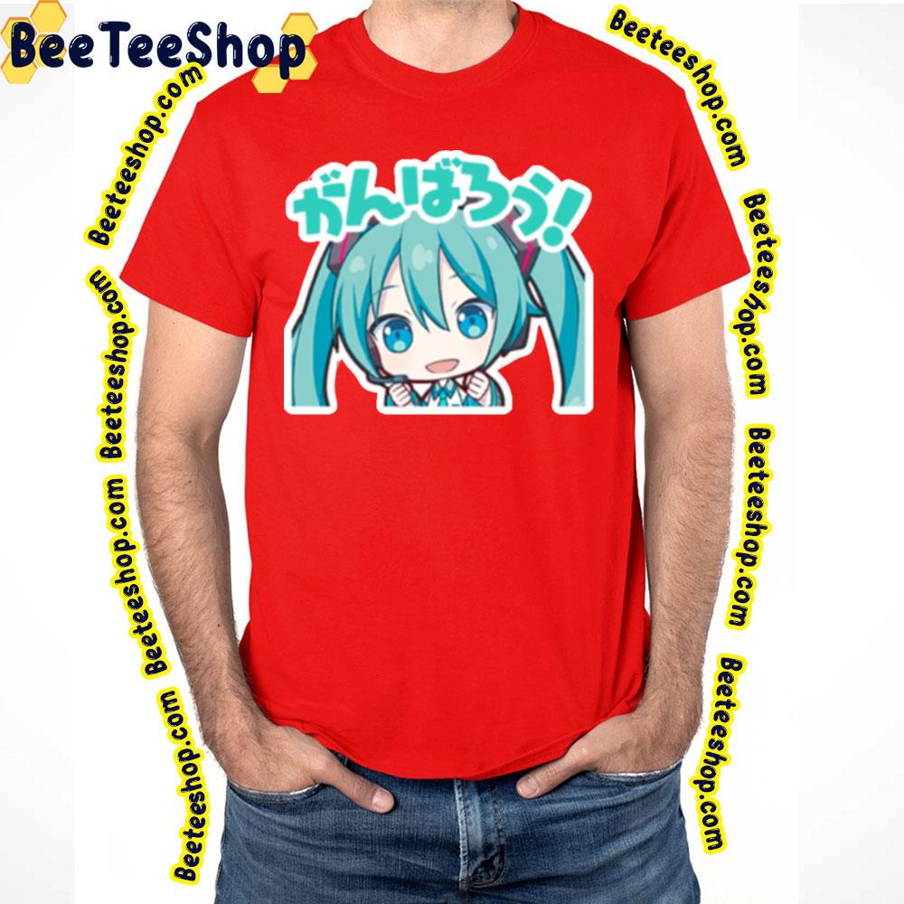 Green Text Hatsune Miku Trending Unisex T-Shirt Green Text Hatsune Miku Trending Unisex T-Shirt