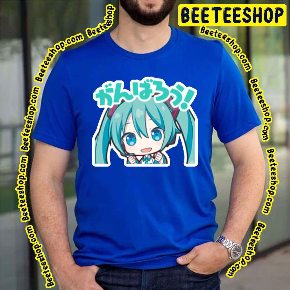 Green Text Hatsune Miku Trending Unisex T-Shirt Green Text Hatsune Miku Trending Unisex T-Shirt