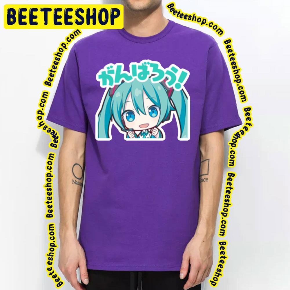 Green Text Hatsune Miku Trending Unisex T-Shirt Green Text Hatsune Miku Trending Unisex T-Shirt