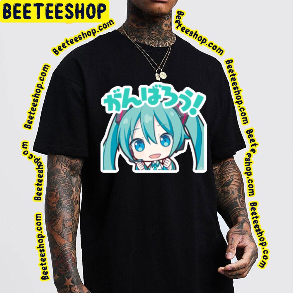 Green Text Hatsune Miku Trending Unisex T-Shirt Green Text Hatsune Miku Trending Unisex T-Shirt