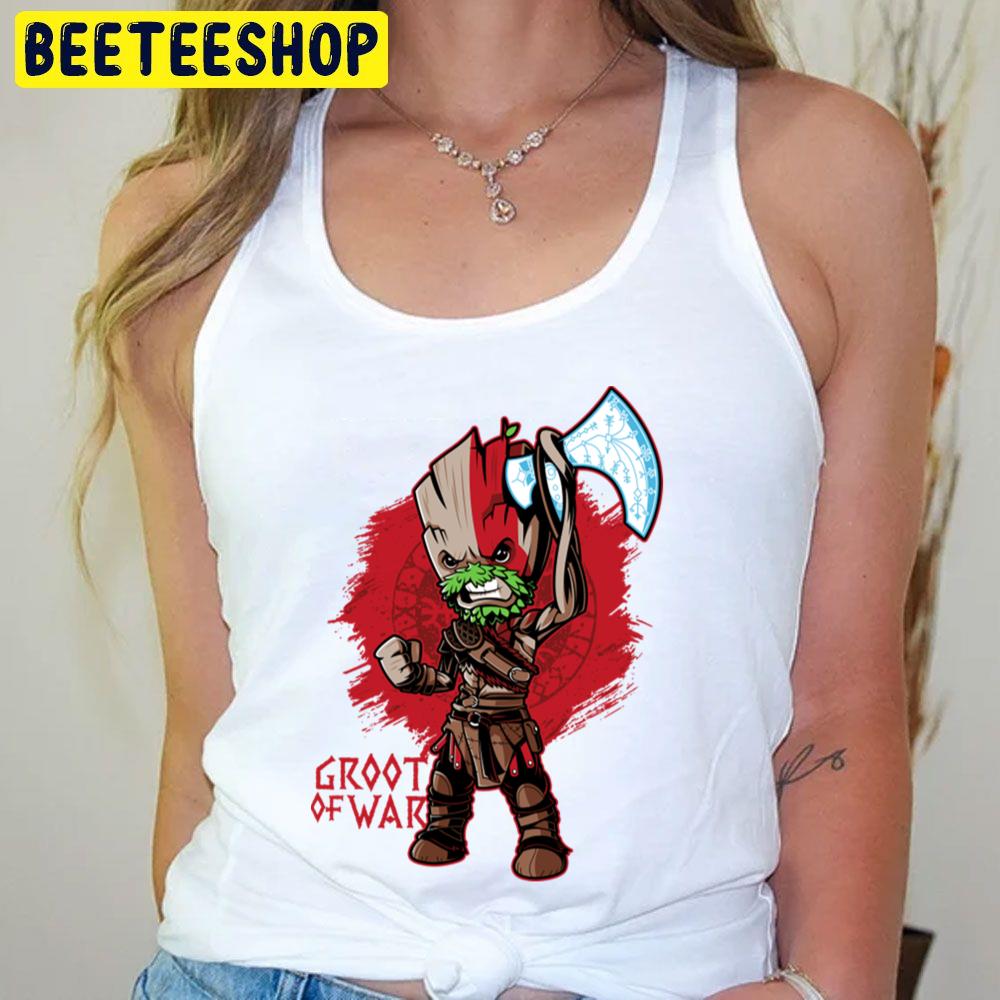 Groot Of War God Of War Ragnarok Trending Unisex T-Shirt Groot Of War God Of War Ragnarok Trending Unisex T-Shirt