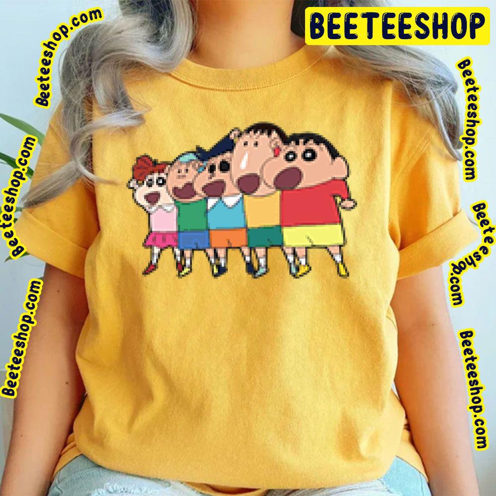 Group Crayon Shin Chan Trending Unisex T-Shirt Group Crayon Shin Chan Trending Unisex T-Shirt