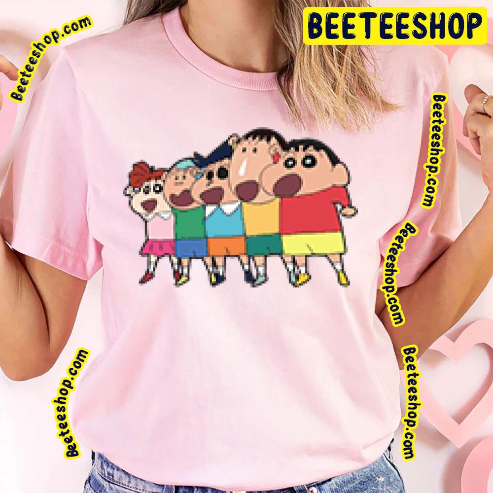 Group Crayon Shin Chan Trending Unisex T-Shirt Group Crayon Shin Chan Trending Unisex T-Shirt