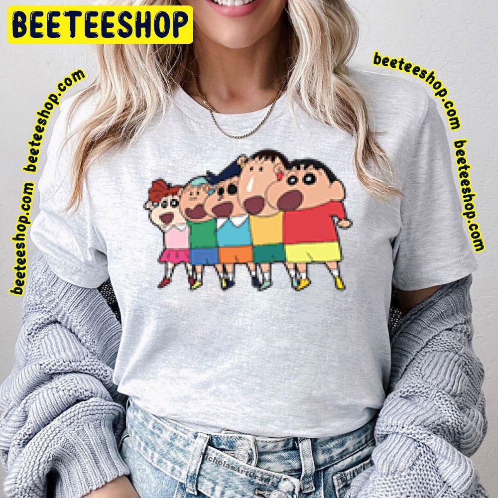 Group Crayon Shin Chan Trending Unisex T-Shirt Group Crayon Shin Chan Trending Unisex T-Shirt