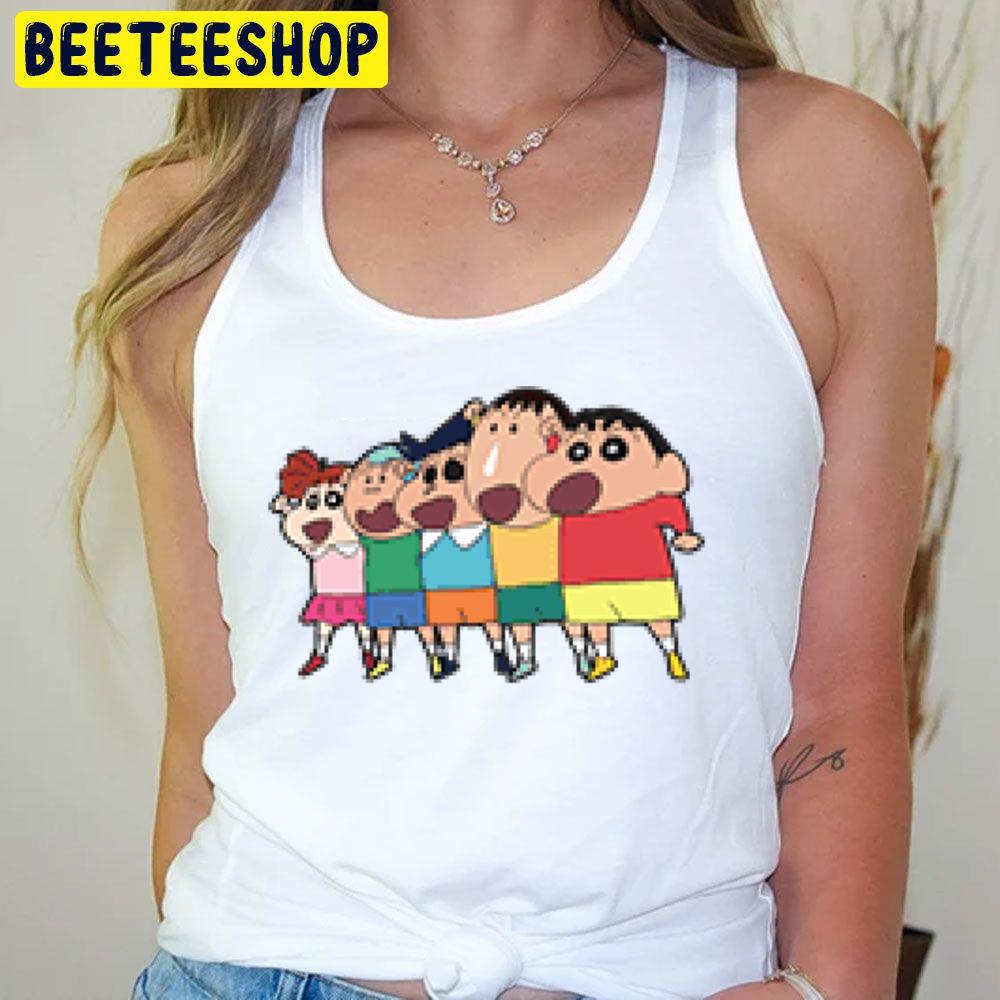 Group Crayon Shin Chan Trending Unisex T-Shirt Group Crayon Shin Chan Trending Unisex T-Shirt