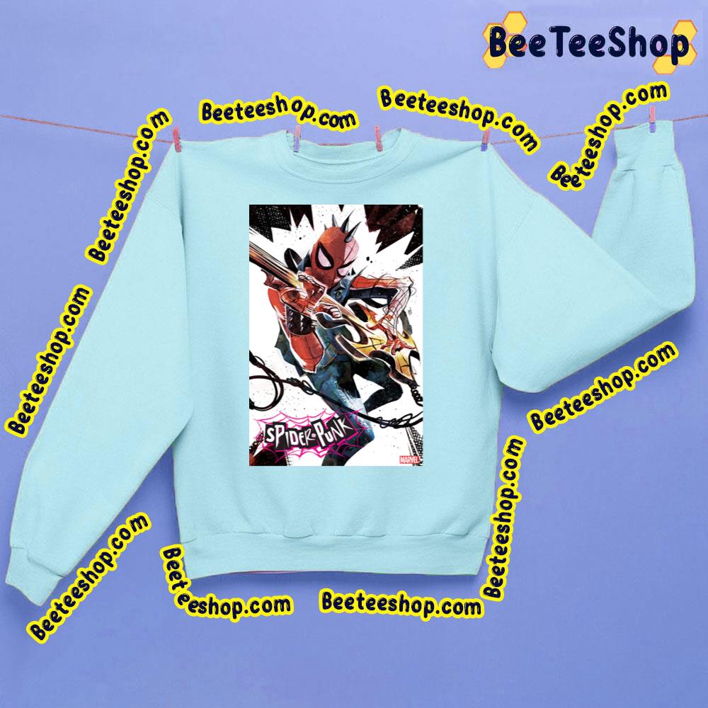 Guitar Miles Morales Spider Punk Spiderverse Movie Trending Unisex Sweatshirt Guitar Miles Morales Spider Punk Spiderverse Movie Trending Unisex Sweatshirt