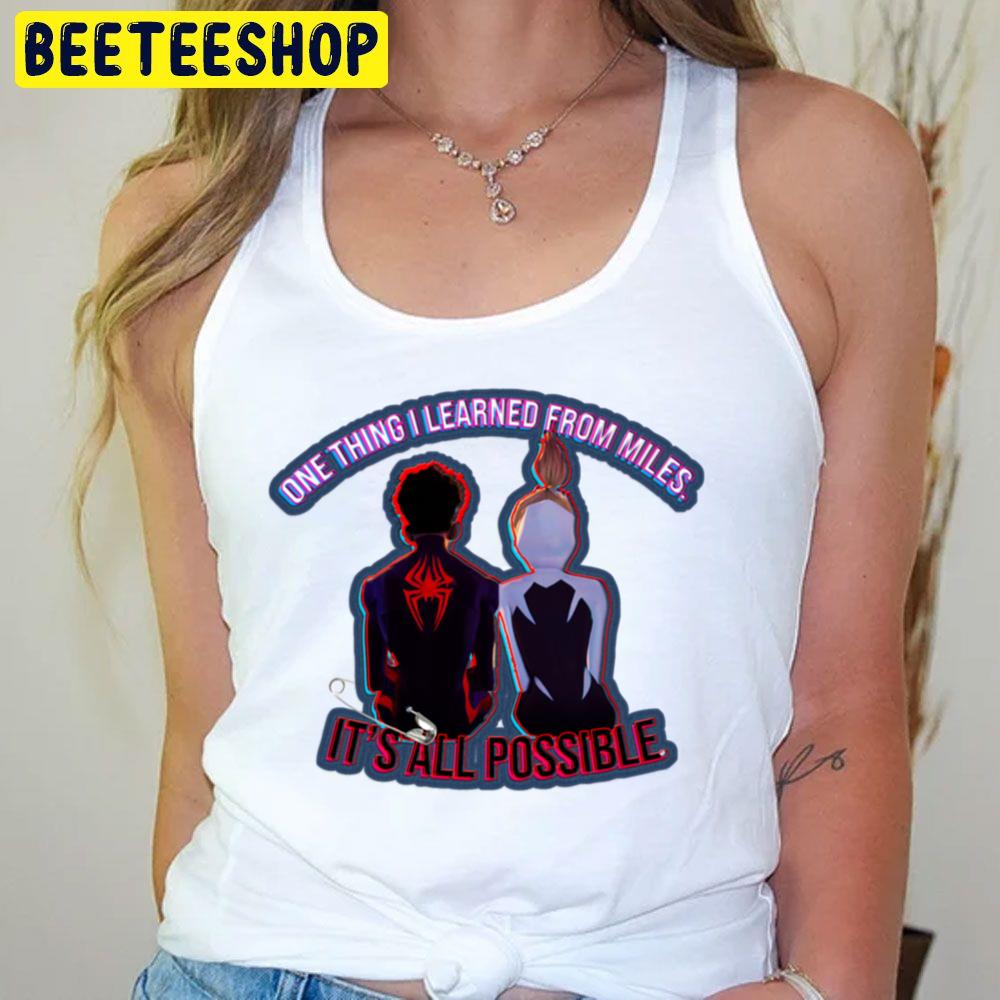 Gwen Stacey & Miles Morales Spiderverse Movie Trending Unisex T-Shirt Gwen Stacey & Miles Morales Spiderverse Movie Trending Unisex T-Shirt