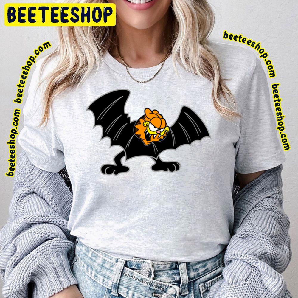 Halloween Bat Garfield Trending Unisex T-Shirt Halloween Bat Garfield Trending Unisex T-Shirt