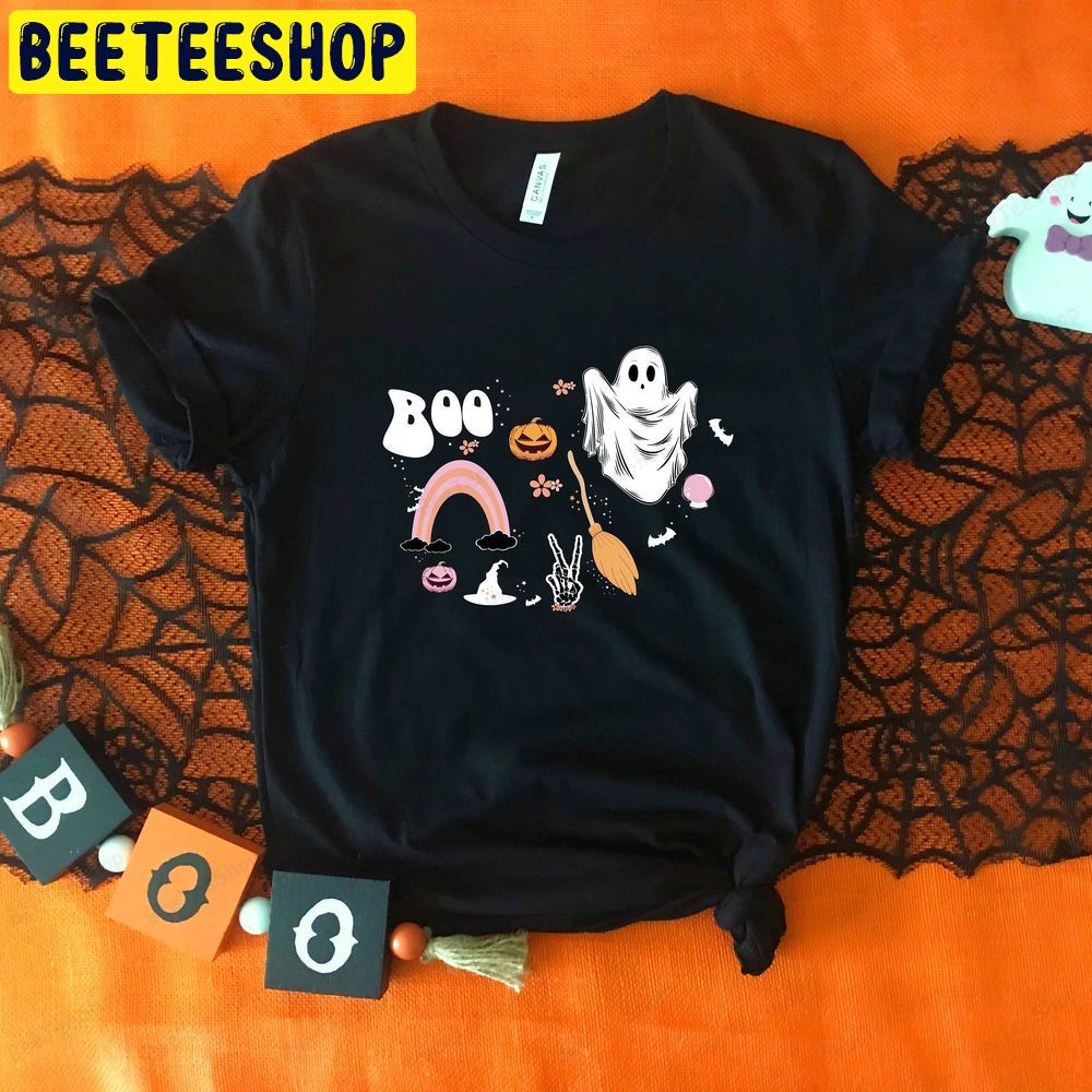 Halloween Boo Ghost Pumpkin Trending Unisex T-Shirt Halloween Boo Ghost Pumpkin Trending Unisex T-Shirt