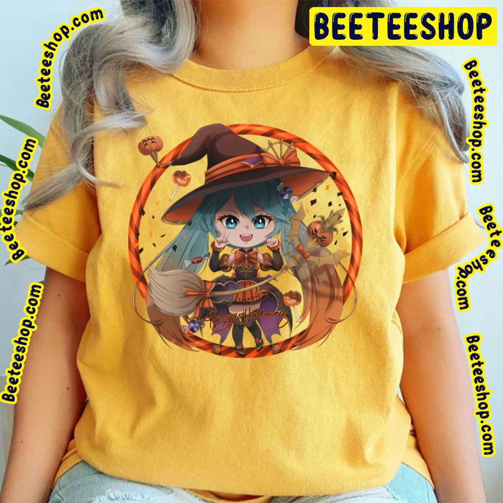Halloween Chibi Hatsune Miku Trending Unisex T-Shirt Halloween Chibi Hatsune Miku Trending Unisex T-Shirt