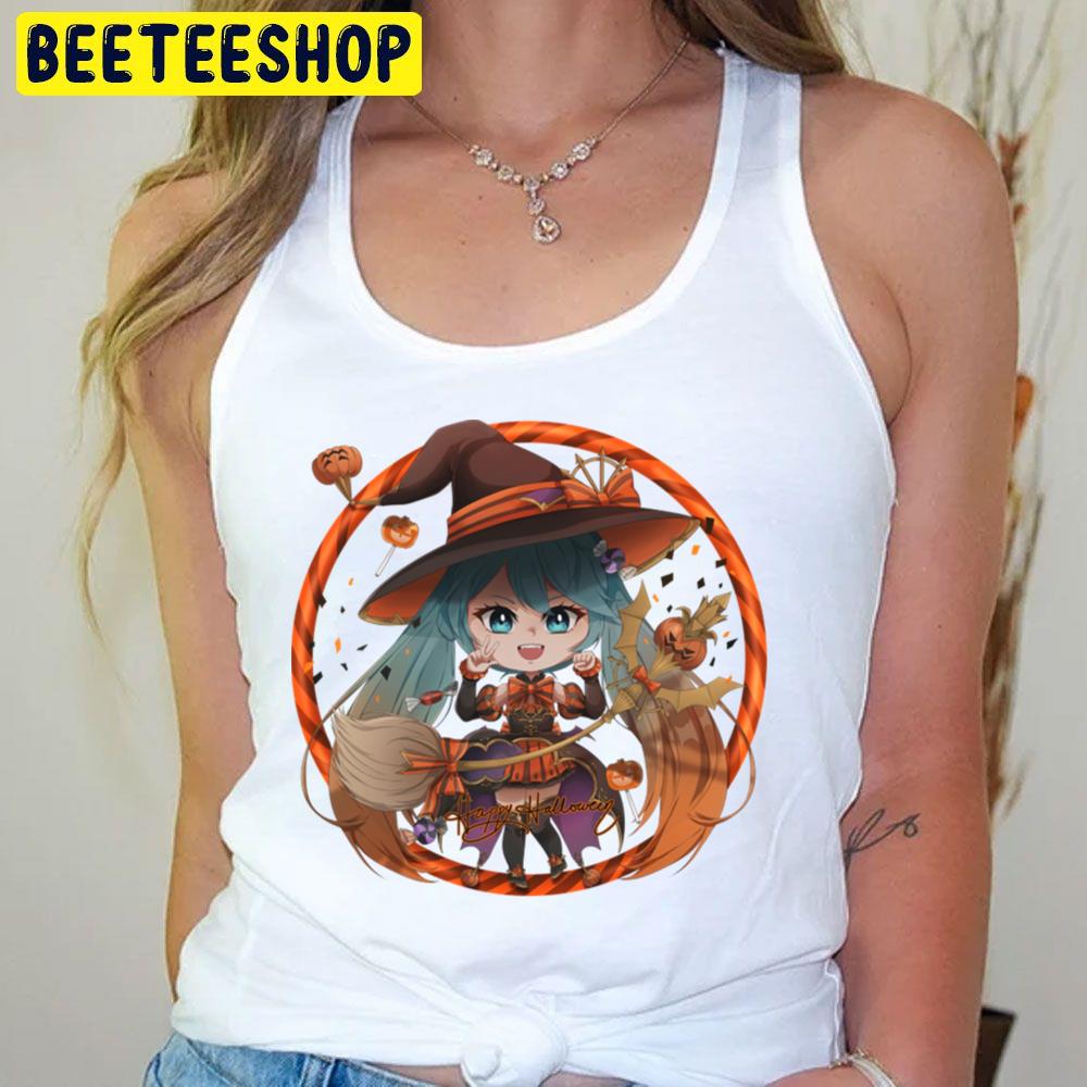 Halloween Chibi Hatsune Miku Trending Unisex T-Shirt Halloween Chibi Hatsune Miku Trending Unisex T-Shirt
