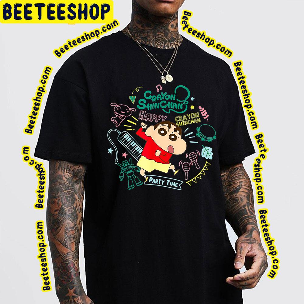 Happy Crayon Shin Chan Trending Unisex T-Shirt Happy Crayon Shin Chan Trending Unisex T-Shirt