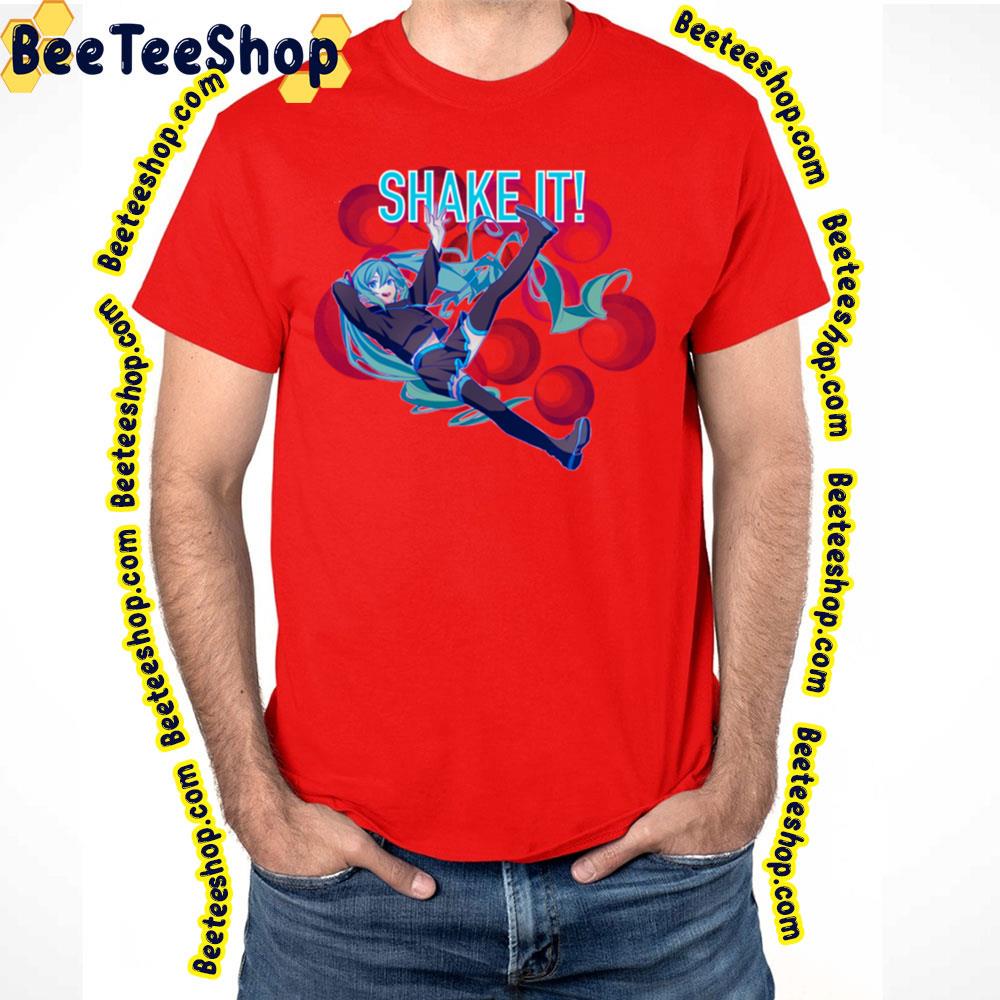 Hatsune Miku Shake It Vocaloid Trending Unisex T-Shirt Hatsune Miku Shake It Vocaloid Trending Unisex T-Shirt