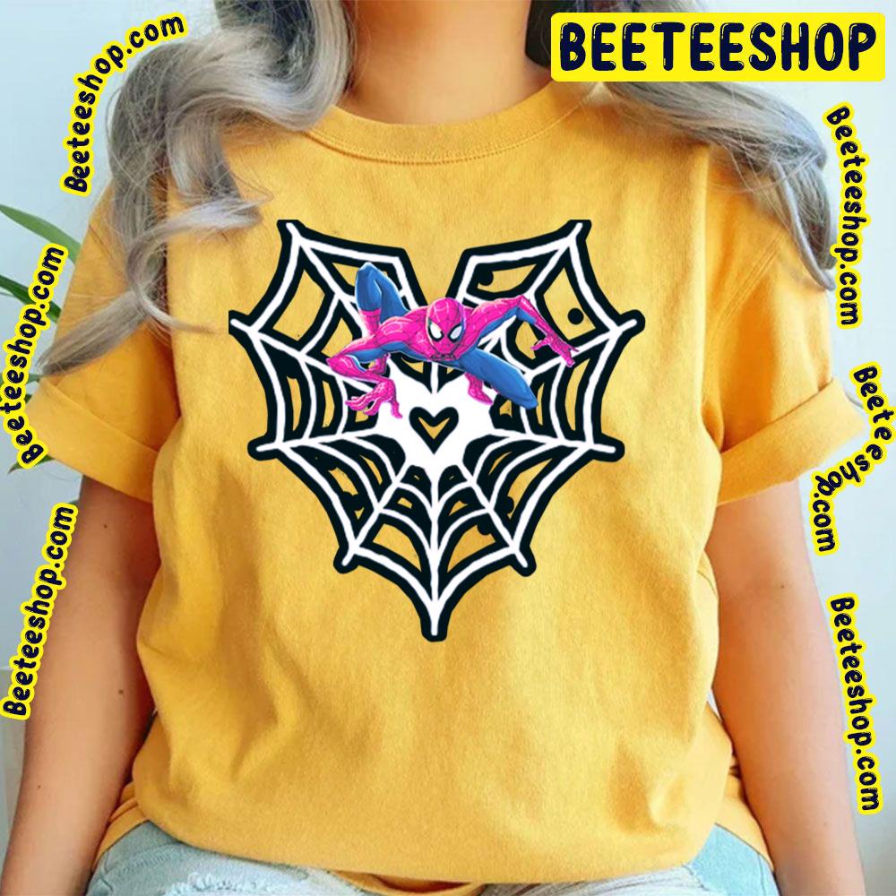 Heart Active Spiderverse Movie Trending Unisex T-Shirt Heart Active Spiderverse Movie Trending Unisex T-Shirt