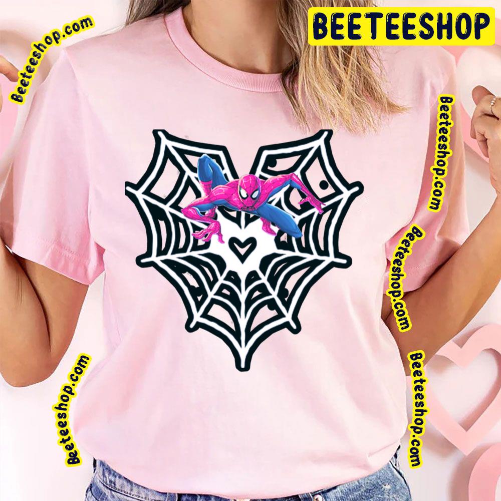 Heart Active Spiderverse Movie Trending Unisex T-Shirt Heart Active Spiderverse Movie Trending Unisex T-Shirt