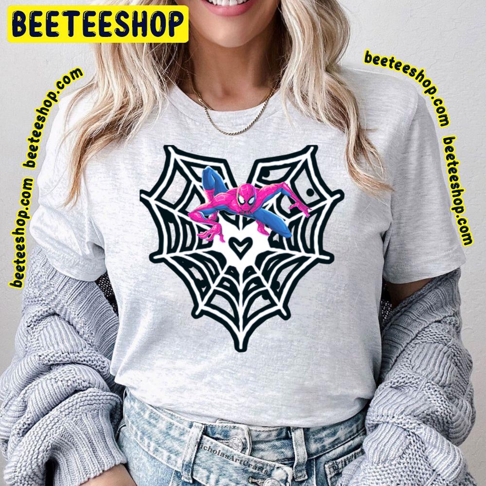 Heart Active Spiderverse Movie Trending Unisex T-Shirt Heart Active Spiderverse Movie Trending Unisex T-Shirt