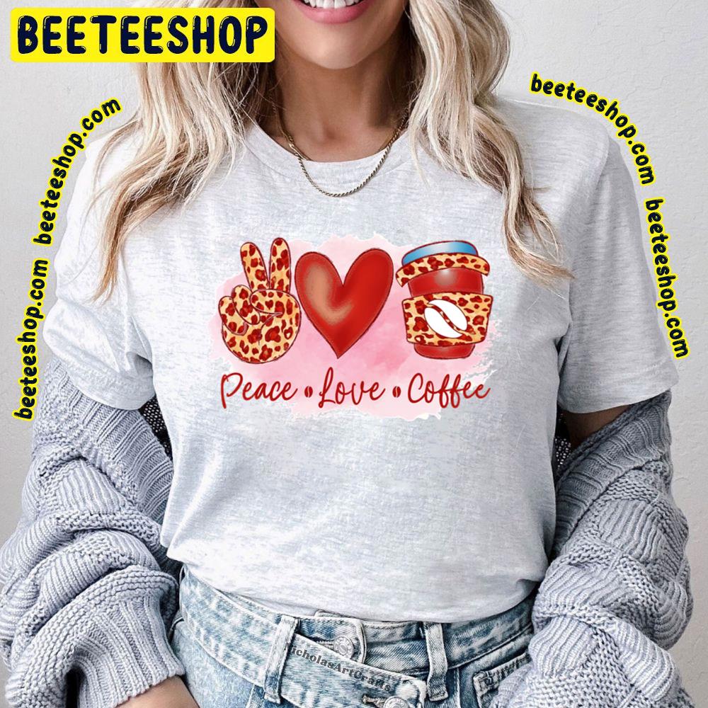 Heart Coffee Peace Maker Trending Unisex T-Shirt Heart Coffee Peace Maker Trending Unisex T-Shirt