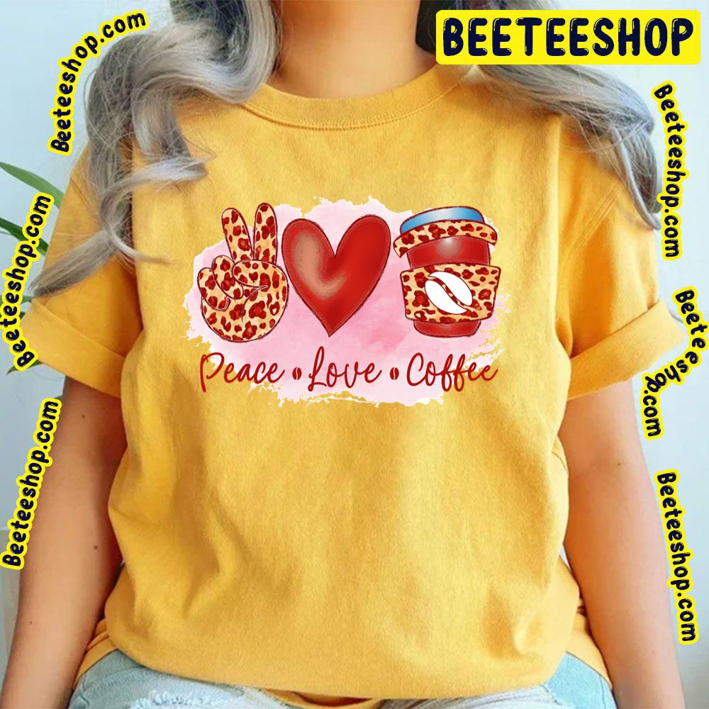 Heart Coffee Peace Maker Trending Unisex T-Shirt Heart Coffee Peace Maker Trending Unisex T-Shirt