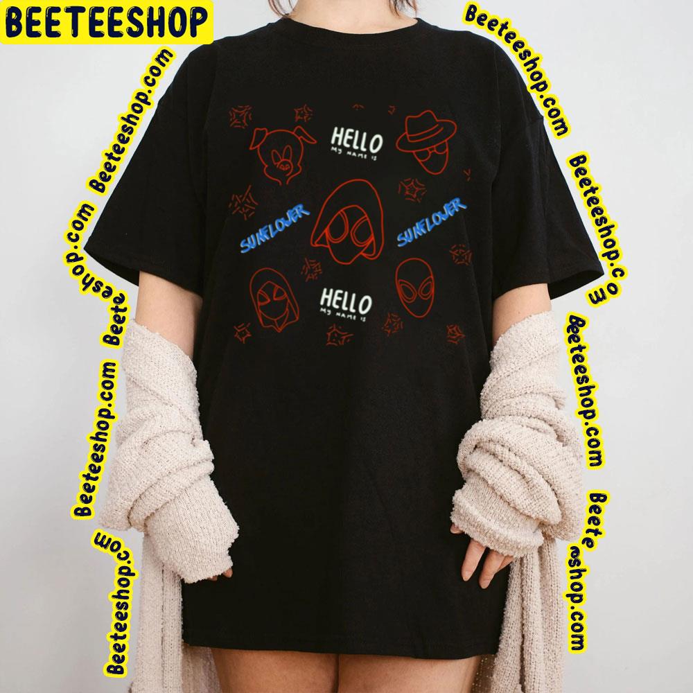 Hello Miles Morales Spiderverse Movie Trending Unisex T-Shirt Hello Miles Morales Spiderverse Movie Trending Unisex T-Shirt