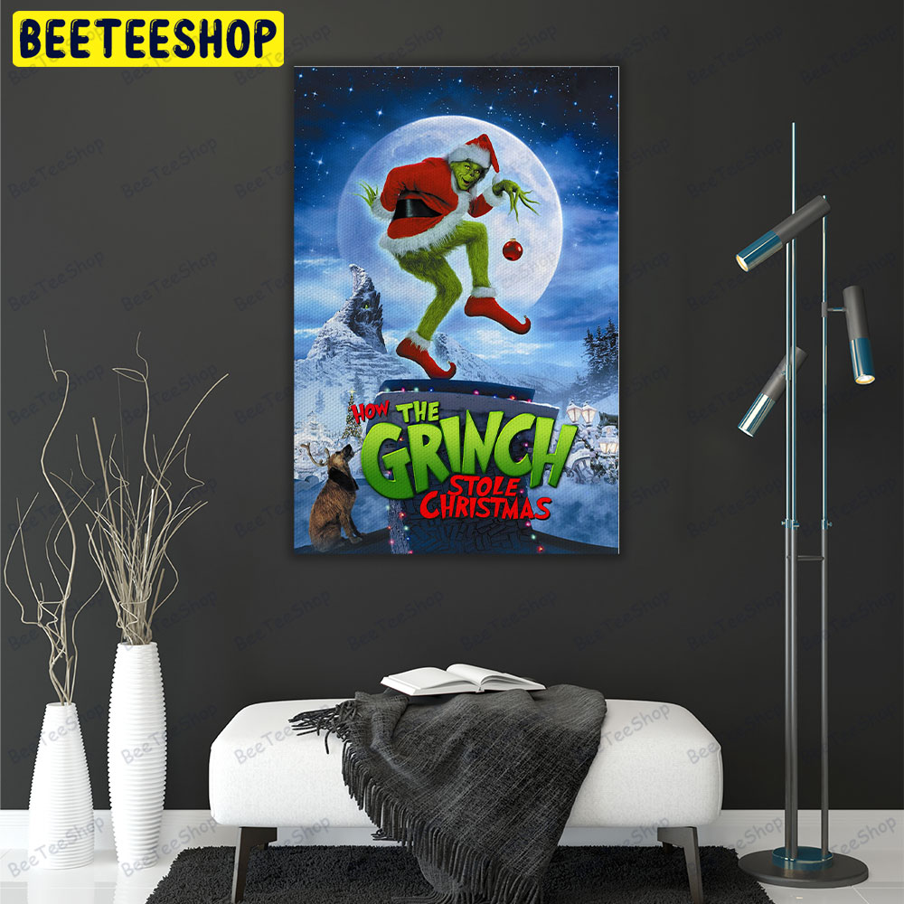 How The Grinch Stole Christmas Jim Carrey Ron Howard Movie Portrait Canvas How The Grinch Stole Christmas Jim Carrey Ron Howard Movie Portrait Canvas