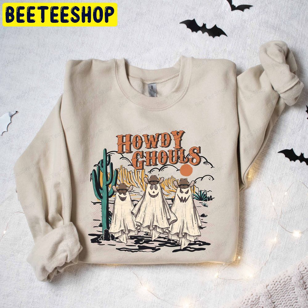 Howdy Ghouls Western Halloween Trending Unisex Sweatshirt Howdy Ghouls Western Halloween Trending Unisex Sweatshirt