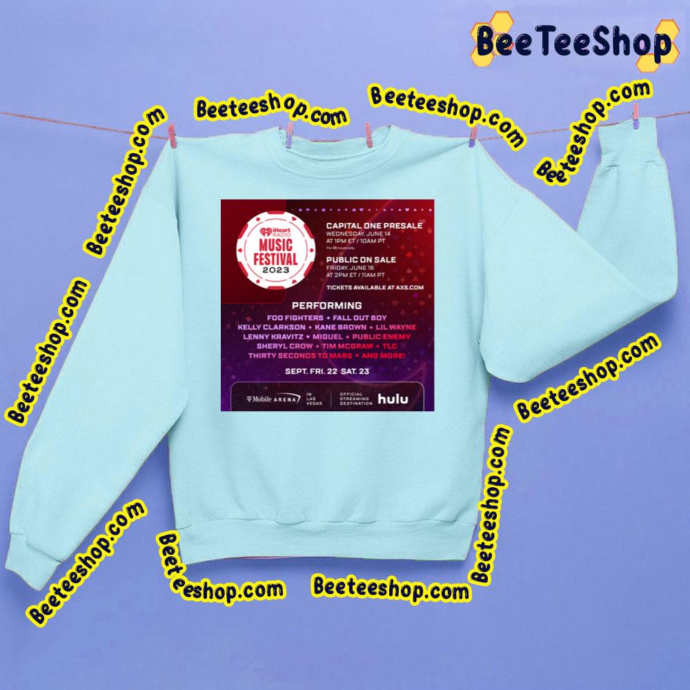 Iheartradio Festival 2023 Trending Unisex Sweatshirt Iheartradio Festival 2023 Trending Unisex Sweatshirt