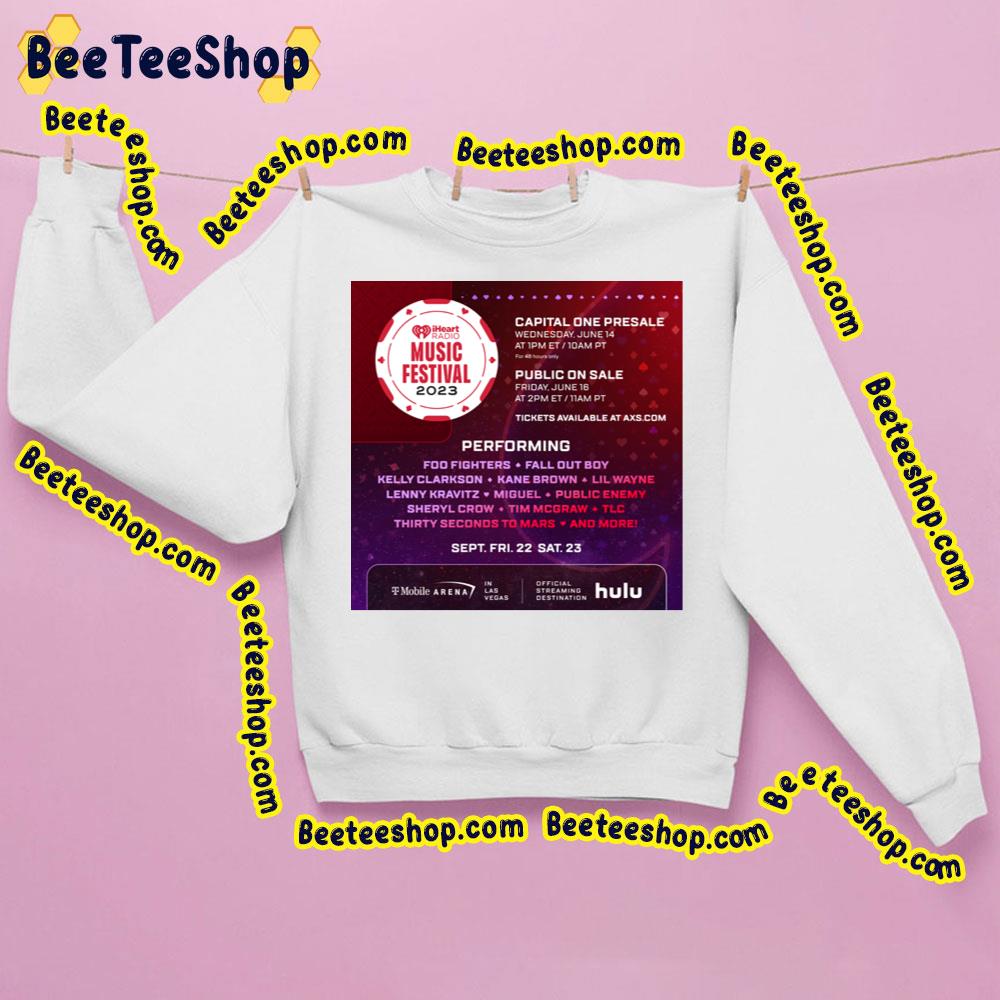 Iheartradio Festival 2023 Trending Unisex Sweatshirt Iheartradio Festival 2023 Trending Unisex Sweatshirt