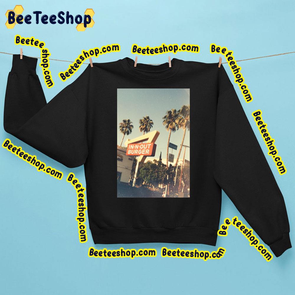 In N Out Burger Logo Trending Unisex Sweatshirt In N Out Burger Logo Trending Unisex Sweatshirt