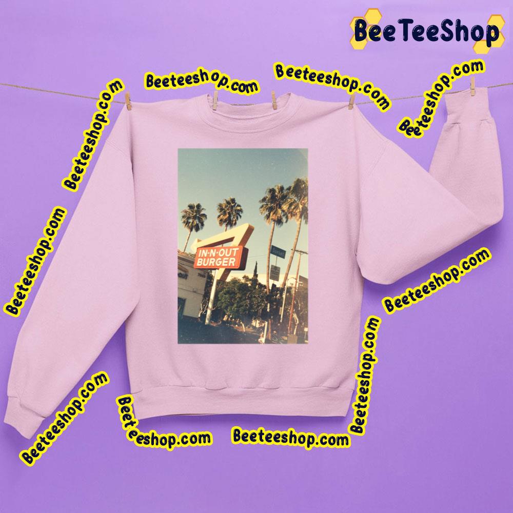 In N Out Burger Logo Trending Unisex Sweatshirt In N Out Burger Logo Trending Unisex Sweatshirt