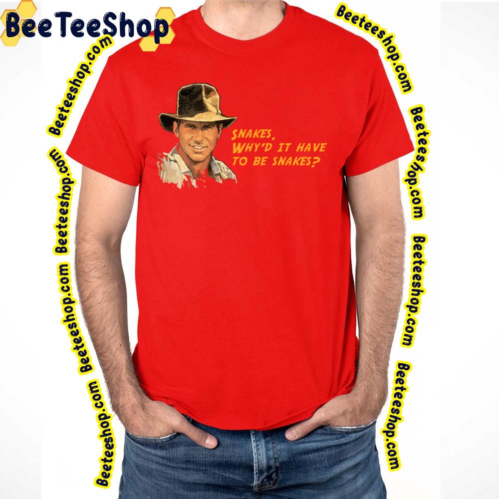 Indiana Jones Snakes Quote The Good The Bad And The Ugly Trending Unisex T-Shirt Indiana Jones Snakes Quote The Good The Bad And The Ugly Trending Unisex T-Shirt