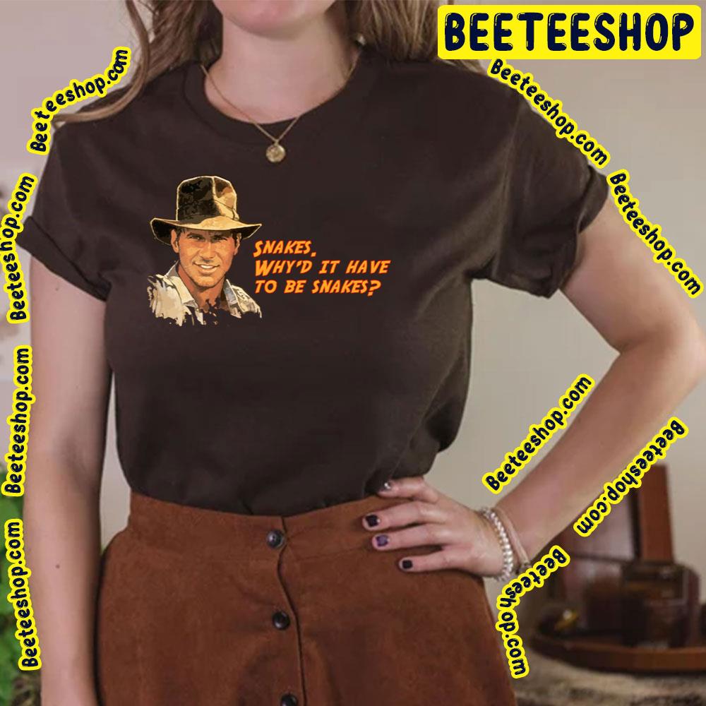 Indiana Jones Snakes Quote The Good The Bad And The Ugly Trending Unisex T-Shirt Indiana Jones Snakes Quote The Good The Bad And The Ugly Trending Unisex T-Shirt