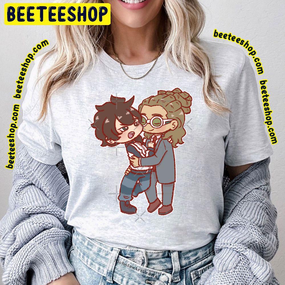 Kidou Yuuto Hug Fudou Akio Inazuma Eleven Trending Unisex T-Shirt Kidou Yuuto Hug Fudou Akio Inazuma Eleven Trending Unisex T-Shirt