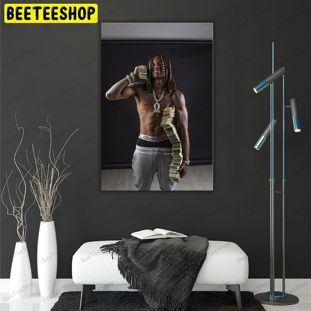 King Von Dayvon Daquan Bennett Rapper Music Design Portrait Canvas King Von Dayvon Daquan Bennett Rapper Music Design Portrait Canvas