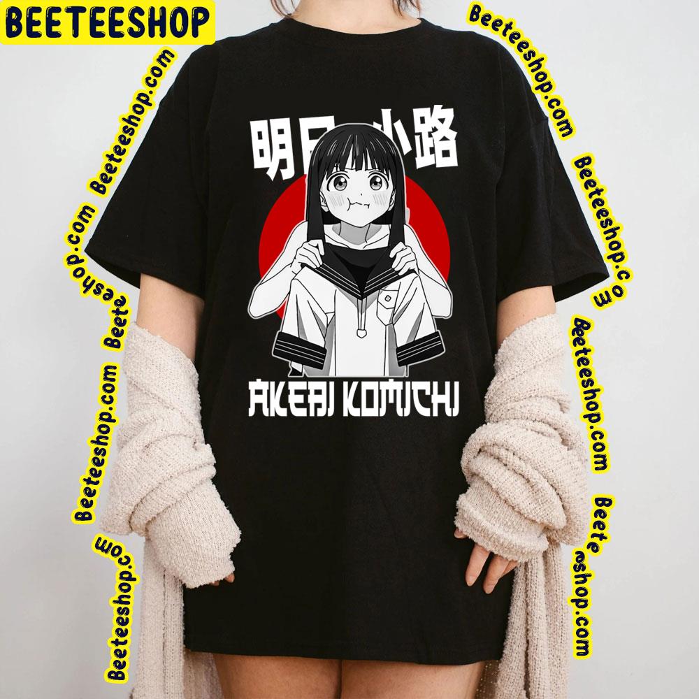Komichi Akebi Blood Moon Trending Unisex T-Shirt Komichi Akebi Blood Moon Trending Unisex T-Shirt