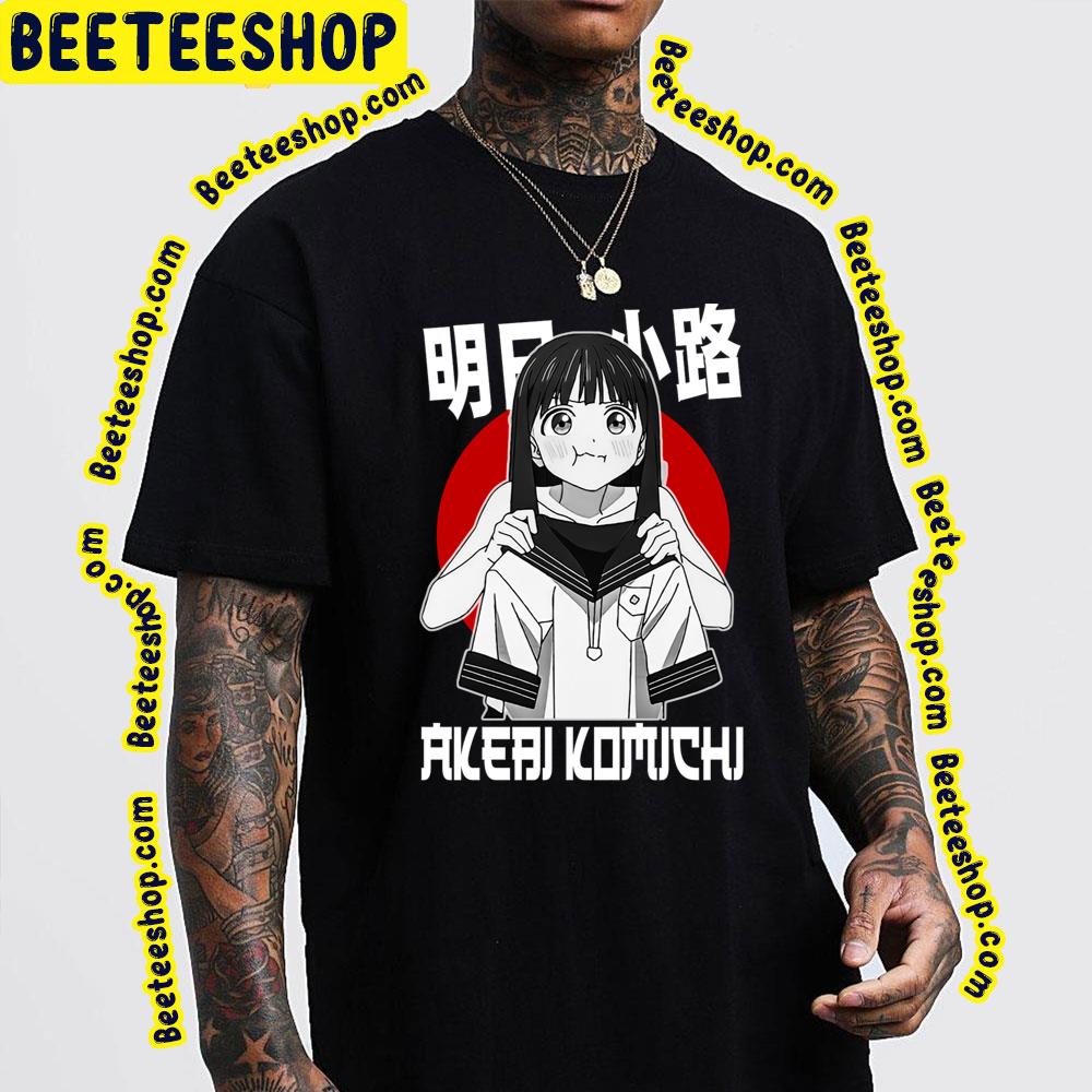 Komichi Akebi Blood Moon Trending Unisex T-Shirt Komichi Akebi Blood Moon Trending Unisex T-Shirt