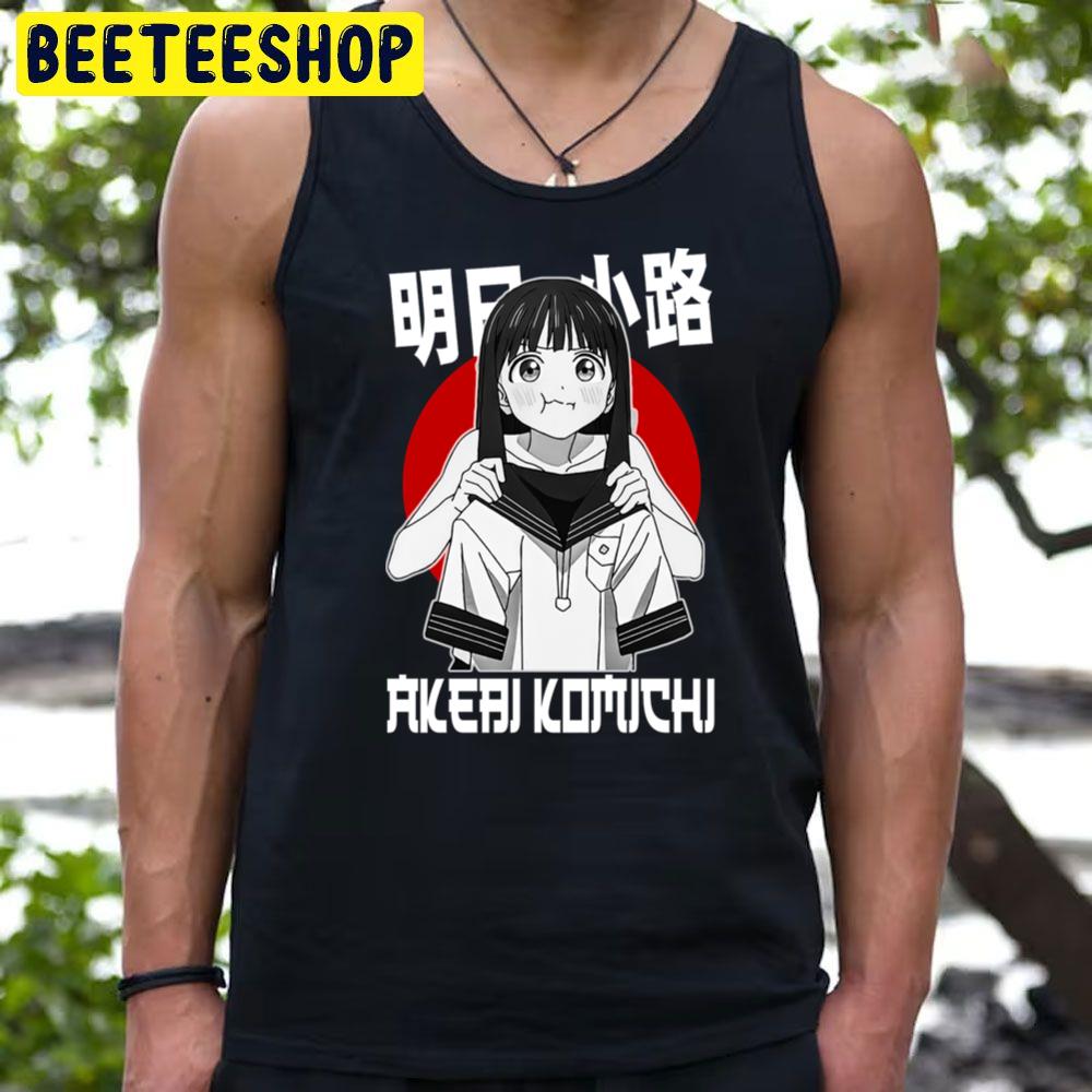 Komichi Akebi Blood Moon Trending Unisex T-Shirt Komichi Akebi Blood Moon Trending Unisex T-Shirt